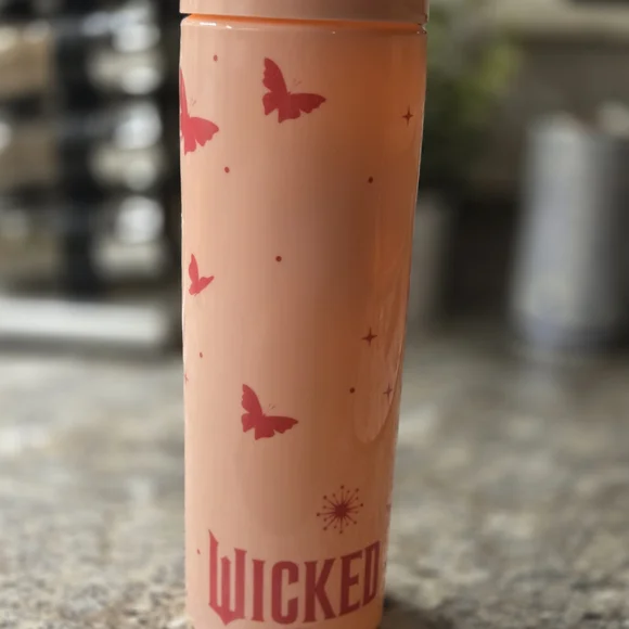 Wicked Pink Glinda Tumbler with Straw - Picture 2 of 9